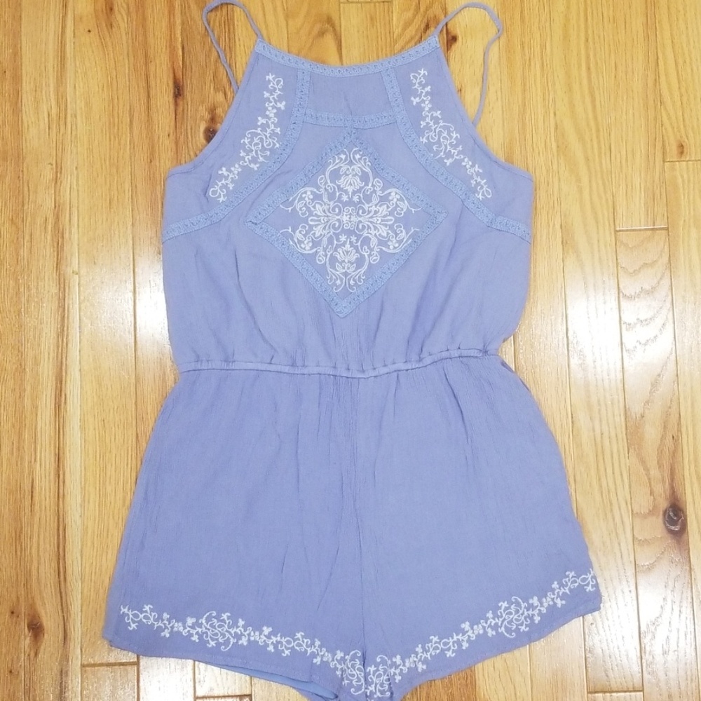 Size Medium blue romper